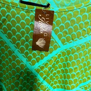 NEW LIVING HULA blouse.  XL